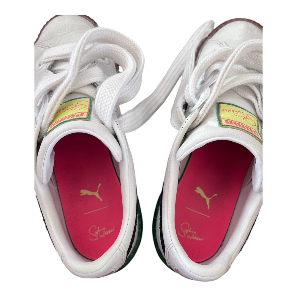 Puma x Sophia Webster Womens Platform Candy Princess White Leather Sneakers 7.5 - Picture 11 of 14